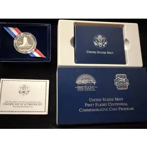 2003-P First Flight Centennial - Proof Half Dollar - Box & COA (2)