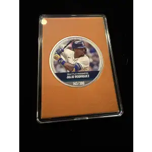 2024 Agoro Trading Coins MLB - Orange Core Julio Rodriguez 143/300
