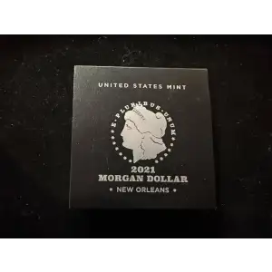 2021 O New Orleans Privy Morgan Silver Dollar in OGP with COA (2)