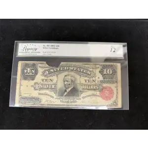 $10 1891 Small Red Silver Certificates 301