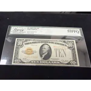 $10 1928 Gold Seal Small Size Gold Certificates 2400 (2)