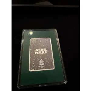 2025 Agoro Trading Coins Star Wars - Green/Emerald X-Wing 228/500 1oz .999 Silver (2)