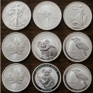 1oz Mixed Premium Silver Round