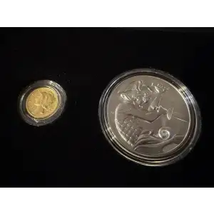 2026 Best of the Mint Gold Mercury Dime & Silver Medal - 0.1oz Au & 1.0oz Ag (UPC 704786780025) (2)