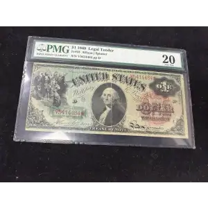 1869 $1 V5414484 PMG 20