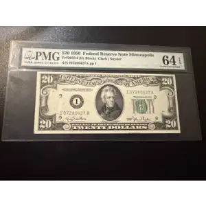 1950 $20 I07280427A PMG 64 EPQ