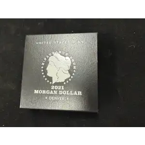 2021 D Denver Morgan Silver Dollar in OGP with COA (2)