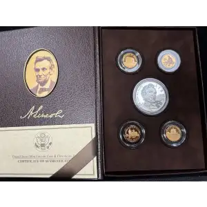 2009 Abraham Lincoln Coin and Chronicles Four Coin Set - OGP Box & COA