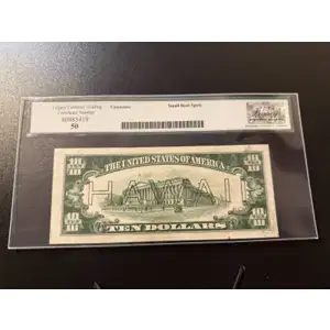 1934-A $10 L66240700A Legacy 50
