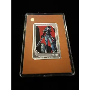 2025 Agoro Trading Coins DC Comics - Orange/Topaz Harley Quinn 259/300 1oz .999 Silver