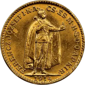 20 Korona Hungarian Empire Gold Coin (2)