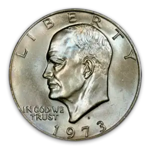 Ike Dollar (1971 - 1978) – Circ  - Clad