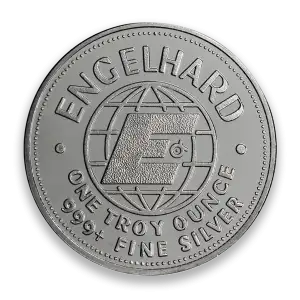 Any Year 1oz Engelhard Silver Prospector Round (2)