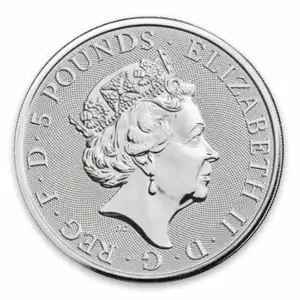 2018 2oz Silver Britain Queen's Beast: The Black Bull of Clearence (2)